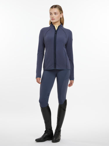 Buy LeMieux Ladies Faye Fleece Zip Through Dusk Blue | Online for Equine