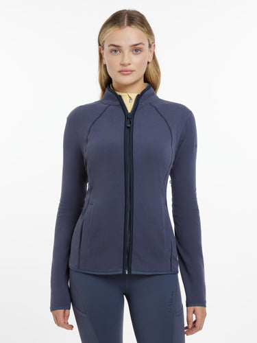 Buy LeMieux Ladies Faye Fleece Zip Through Dusk Blue | Online for Equine