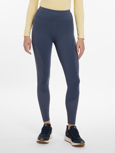 Buy LeMieux Ladies Lydia Mesh Leggings Dusk Blue | Online for Equine