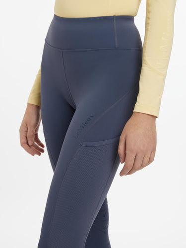 Buy LeMieux Ladies Lydia Mesh Leggings Dusk Blue | Online for Equine