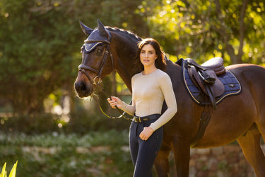 Buy LeMieux Ladies Britney Seamless Long Sleeve Top Almond | Online for Equine