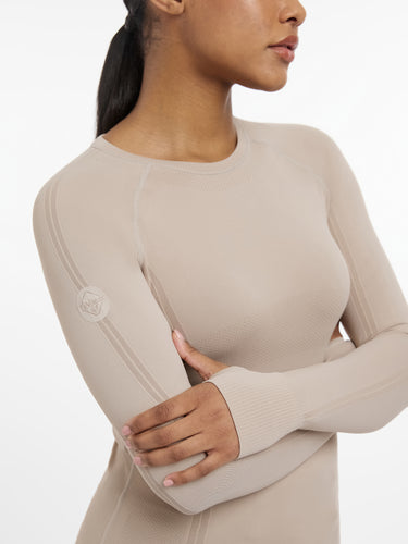 Buy LeMieux Ladies Britney Seamless Long Sleeve Top Almond | Online for Equine