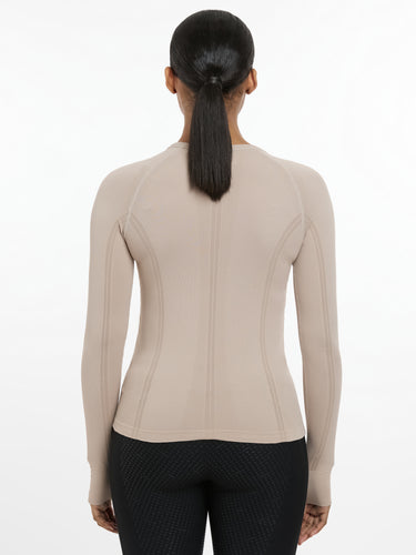 Buy LeMieux Ladies Britney Seamless Long Sleeve Top Almond | Online for Equine