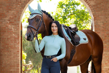 Buy LeMieux Ladies Base Layer Aqua | Online for Equine