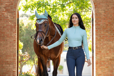 Buy LeMieux Ladies Base Layer Aqua | Online for Equine