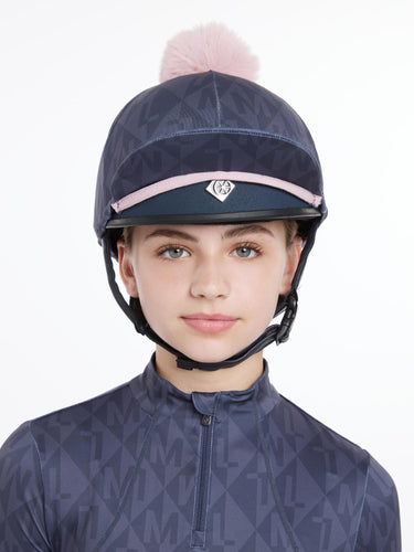 Buy LeMieux Clea Hat Silk Dusk Blue | Online for Equine