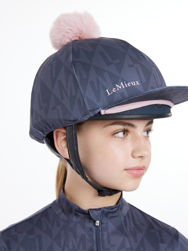 Buy LeMieux Clea Hat Silk Dusk Blue | Online for Equine