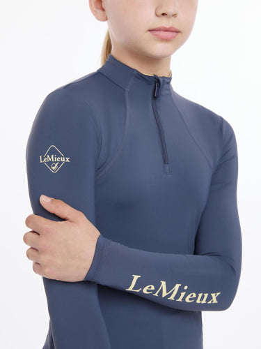 Buy LeMieux Young Rider Base Layer Dusk Blue | Online for Equine