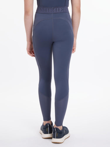 Buy LeMieux Young Rider Lizzie Mesh Legging Dusk Blue | Online for Equine