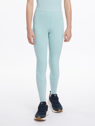 Buy LeMieux Young Rider Lizzie Mesh Legging Aqua | Online for Equine