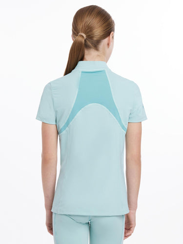 Buy LeMieux Young Rider Short Sleeve Mia Mesh Base Layer Aqua | Online for Equine