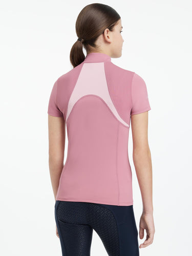 Buy LeMieux Young Rider Short Sleeve Mia Mesh Base Layer Peony | Online for Equine