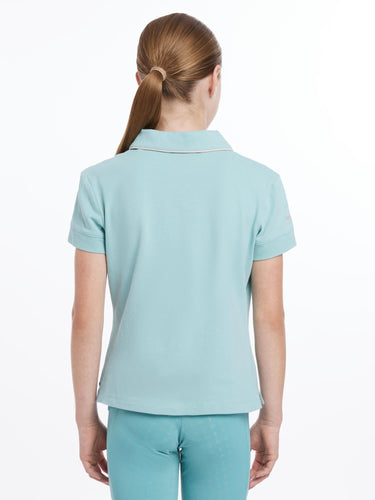 Buy LeMieux Young Rider Polo Shirt Aqua | Online for Equine