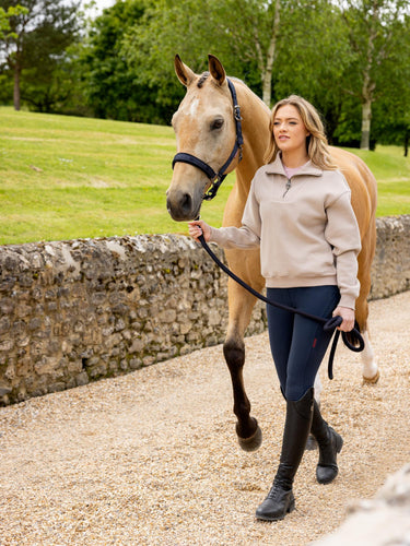 Buy LeMieux Ladies Keira Quarter Neck Sweat Almond | Online for Equine