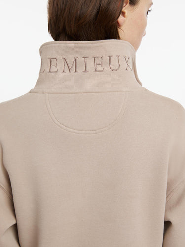 Buy LeMieux Ladies Keira Quarter Neck Sweat Almond | Online for Equine