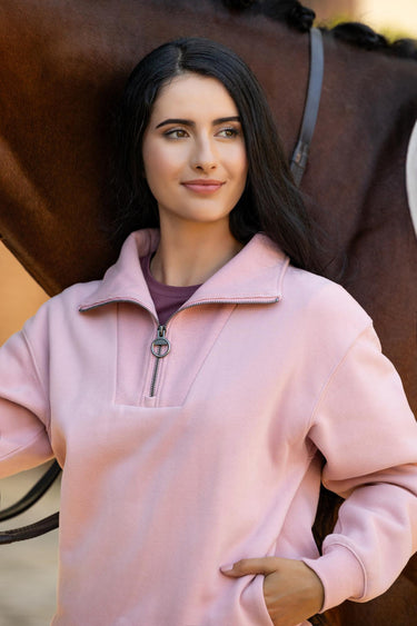 Buy LeMieux Ladies Keira Quarter Neck Sweat Blossom | Online for Equine