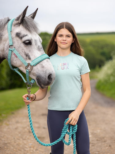 Buy LeMieux Young Rider Arianna T-Shirt Aqua | Online for Equine