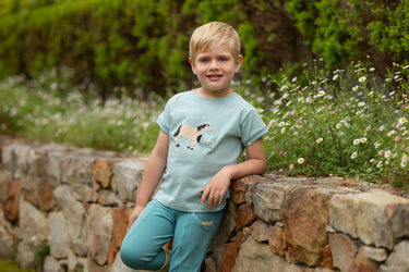 Buy LeMieux Young Rider Mini Alex Tee Aqua | Online for Equine