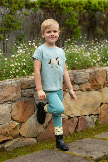 Buy LeMieux Young Rider Mini Alex Tee Aqua | Online for Equine