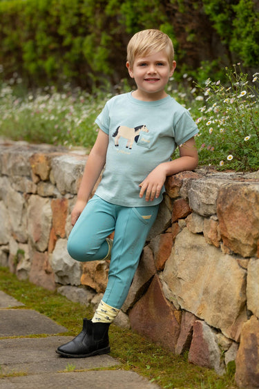 Buy LeMieux Young Rider Mini Alex Tee Aqua | Online for Equine