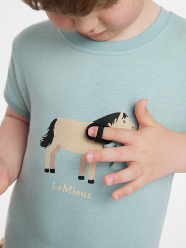 Buy LeMieux Young Rider Mini Alex Tee Aqua | Online for Equine