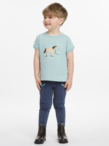 Buy LeMieux Young Rider Mini Alex Tee Aqua | Online for Equine