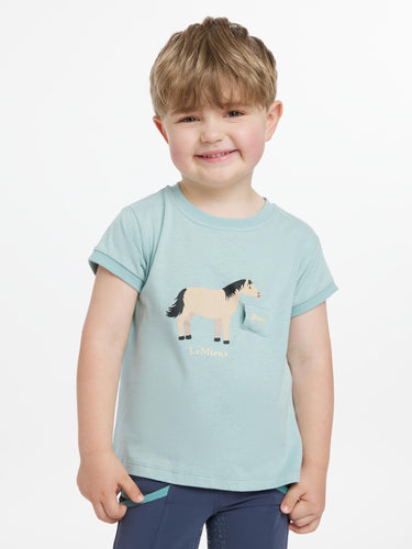 Buy LeMieux Young Rider Mini Alex Tee Aqua | Online for Equine