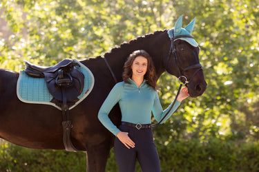 Buy LeMieux Ladies Halle Lightweight Base Layer Lagoon | Online for Equine