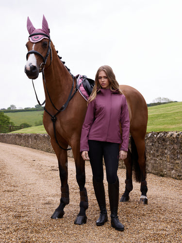 Buy LeMieux Ladies Isla Short Waterproof Jacket Rosewood | Online for Equine