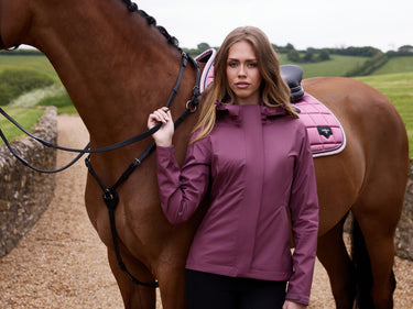 Buy LeMieux Ladies Isla Short Waterproof Jacket Rosewood | Online for Equine