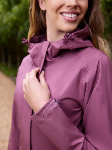 Buy LeMieux Ladies Isla Short Waterproof Jacket Rosewood | Online for Equine