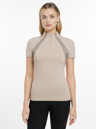 LeMieux Ladies Maria Mesh Short Sleeve Baselayer Almond