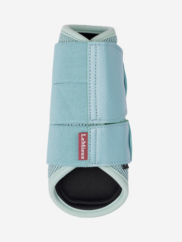 Buy LeMieux Arika Mesh Brushing Boots Aqua | Online for Equine