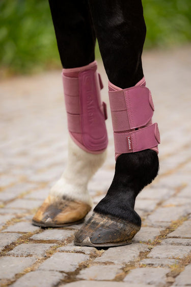 Buy LeMieux Arika Mesh Brushing Boots Peony | Online for Equine