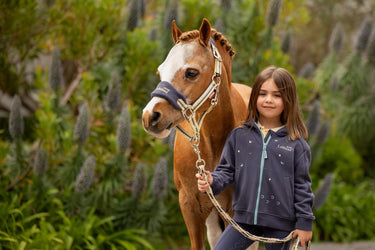 Buy LeMieux Mini Vogue Headcollar & Leadrope Dusk Blue | Online for Equine