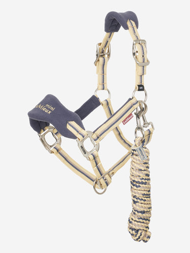 Buy LeMieux Mini Vogue Headcollar & Leadrope Dusk Blue | Online for Equine