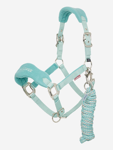 Buy LeMieux Vogue Headcollar & Leadrope Lagoon | Online for Equine