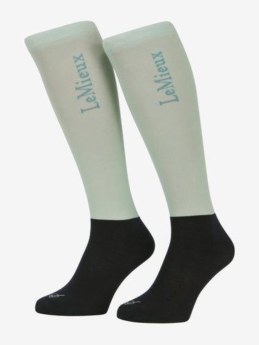 Buy LeMieux Competition Socks 2 pack Aqua | Online for Equine