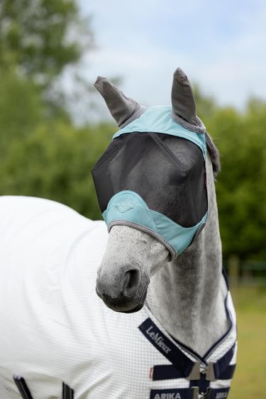 LeMieux Visor-Tek Half Fly Mask Lagoon