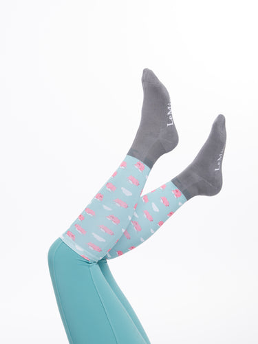 Buy LeMieux Footsie Socks Flying Pigs | Online for Equine