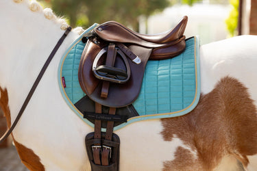 Buy LeMieux Mini Suede Close Contact Square Lagoon | Online for Equine