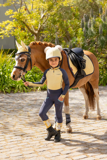 Buy LeMieux Mini Suede Close Contact Square Mimosa | Online for Equine