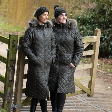 Equetech rowant long quilted coat navy best sale