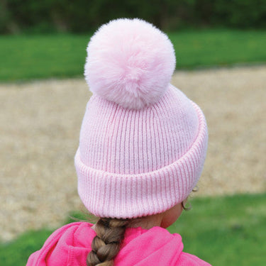 Buy the Equetech Junior Luxe Recycled Pom-Pom Knit Hat | Online for Equine