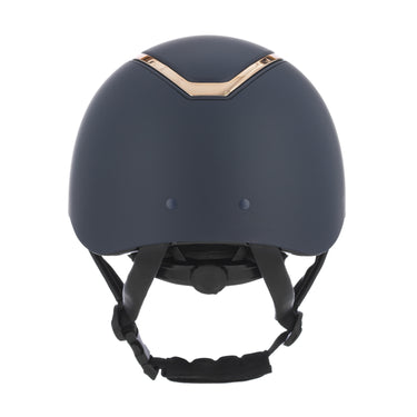 Charles Owen EQX Kylo Navy Matte & Rose Gold Wide Peak MIPS Adjustable Riding Hat