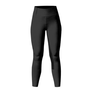 Buy the Equetech Black Luxe Crystal Winter Thermal Riding Tights | Online for Equine