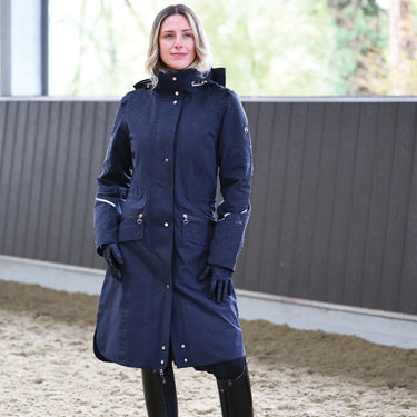 Buy the Equetech Utopia Long Ladies Waterproof Stretch Riding Coat | Online for Equine