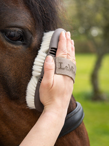 Buy LeMieux Walnut Flexi Goat Hair Body Brush |  Online for Equine