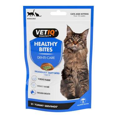 Buy Vetiq Healthy Bites Denti-Care For Cats & Kittens | Online for Equine