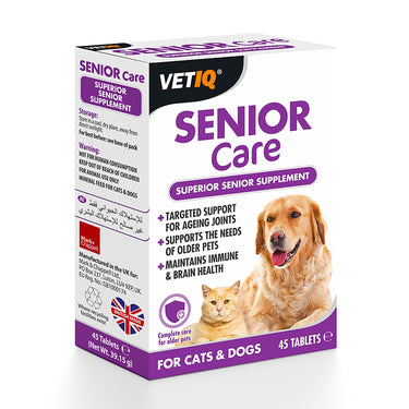 Buy Vetiq Senior Care Tablets For Cats & Dogs | Online for Equine